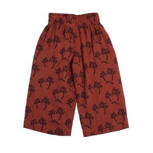 Kids Tropical Print Casual Pants Culottes by Wynken
